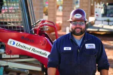 United Rentals employee
