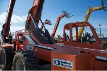 jobsite with equipment