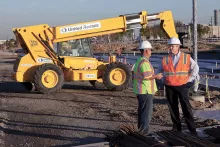 Workers at jobsite