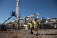 Construction Site Where Drones Are Utilized