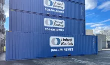 Stacked mobile containers