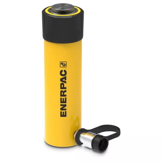 Yellow Enerpac Hydraulic Ram