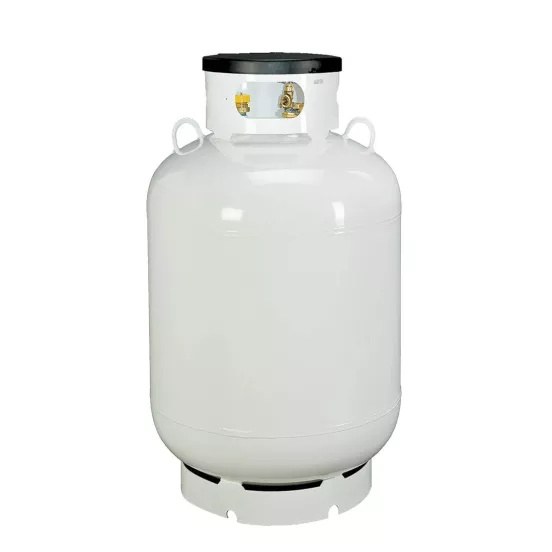 White 120 gal. Propane Tank
