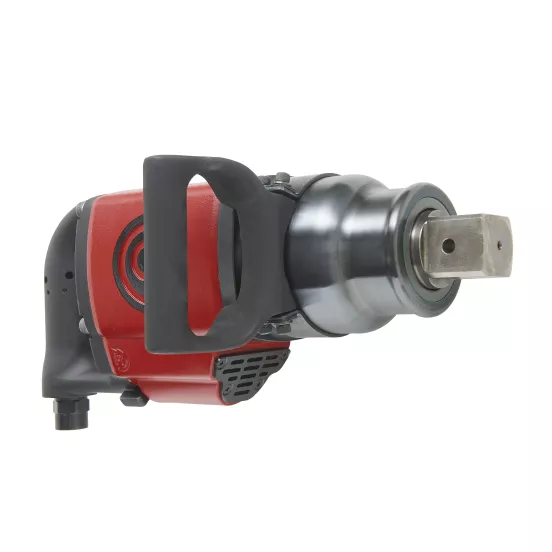 Black and red CHICAGOPN Impact Wrench, 1 1/2 in. Drive, #5 Spline