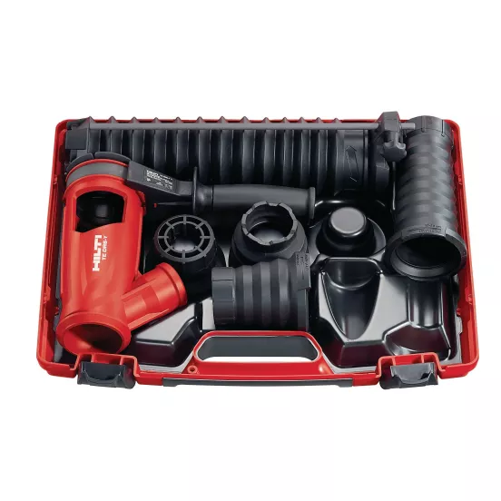Red and black HILTI Dust Removal System Vacuum Accessory for Breaker Hammers