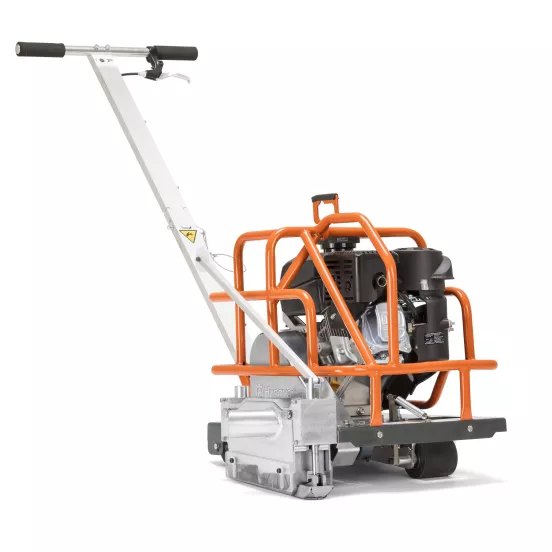 Orange and gray Husqvarna 6 inch Walk-behind Concrete Saw