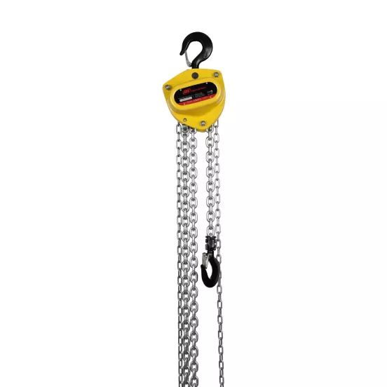 Yellow INGERRAND Manual Chain Hoist, 2 Tons