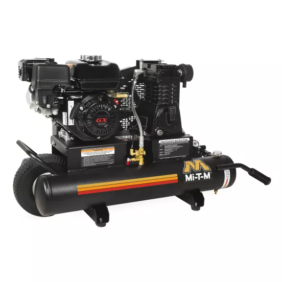 Black MI-T-M Air Compressor, 13 CFM, Gas Powered