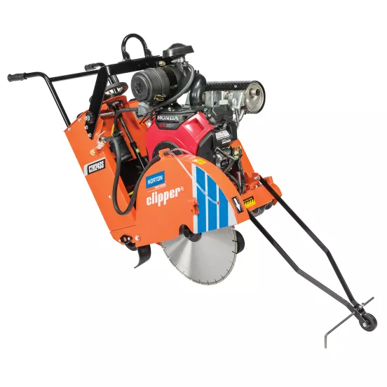 Orange Norton 24 inch Self-propelled Concrete Street Saw