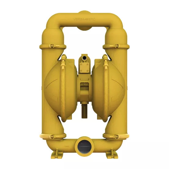 Yellow VERSAMATIC Diaphragm Pump, 3 in., Air Operated