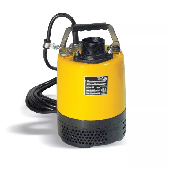 Yellow WACKER Electric Submersible Pump, 2 in.