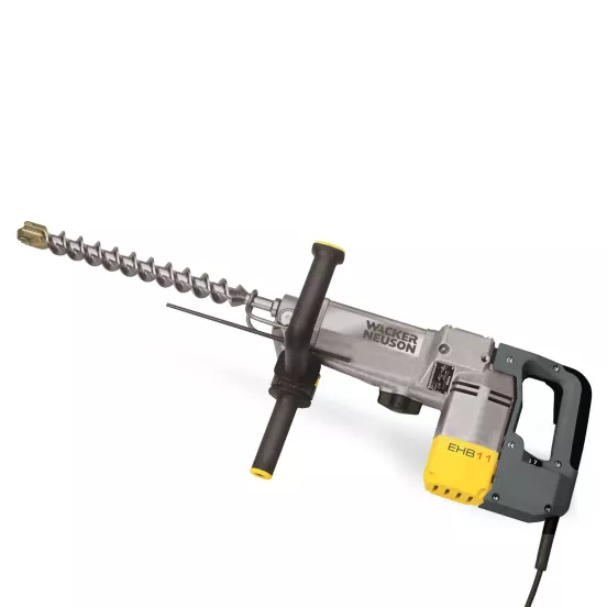 Silver and yellow Wacker Neuson electric Rotary Hammer Drill
