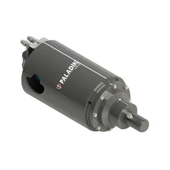 Gray PALADIN Hydraulic Auger System for Skid Steer