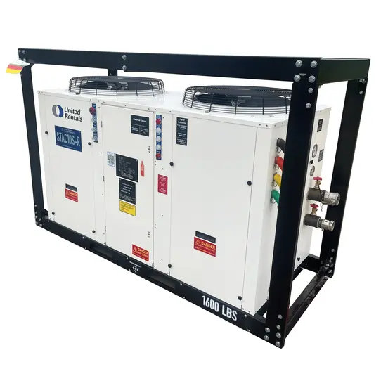 White and black COMBINED 10-12 Ton Air-Cooled Chiller, 460V