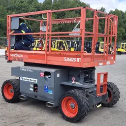 2016 Skyjack SJ6826RT Rough Terrain Scissor Lift