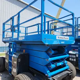2014 Genie GS-4390 RT Rough Terrain Scissor Lift