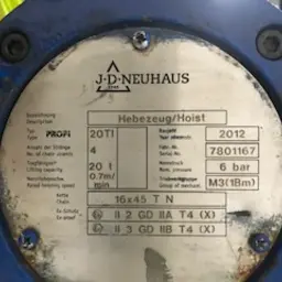 2013 JD NEUHAUS PROFI 16TI Hoist