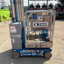 2016 Genie GR-20 Self-Propelled One-Person Lift