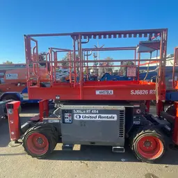 2017 Skyjack SJ6826RT Rough Terrain Scissor Lift